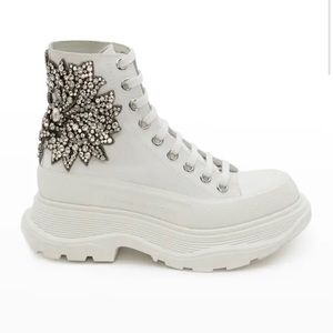 Alexander McQueen
Tread Slick Crystal Sneaker Boots Size 38